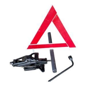 Conjunto 3 em 1 Macaco, Chave de Roda e Triângulo