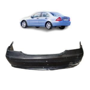 Para-choque Traseiro Mercedes C180 Com Reforço 2005 Detalhe