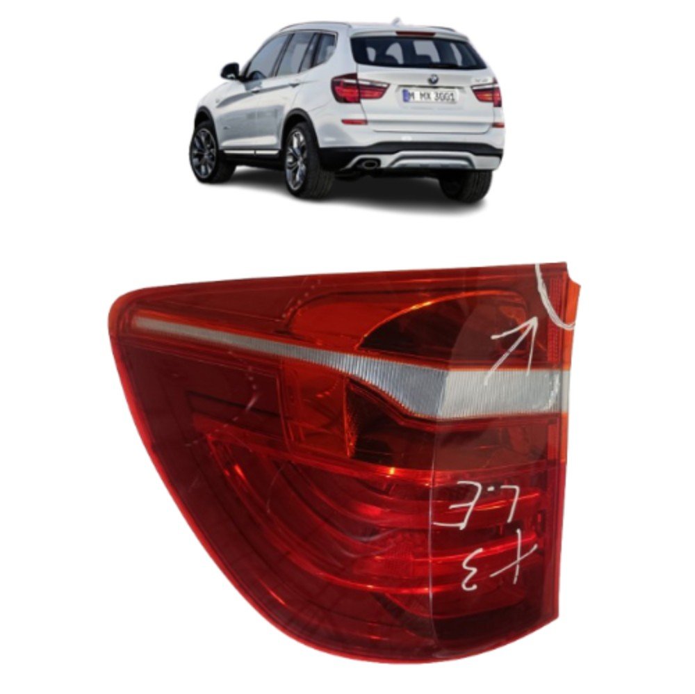 Lanterna Esquerda Bmw X3 2014 Com Detalhe Esquerdo/motorista