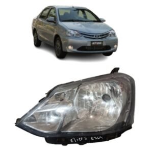 Farol Esquerdo Etios 2015 Com Detalhe