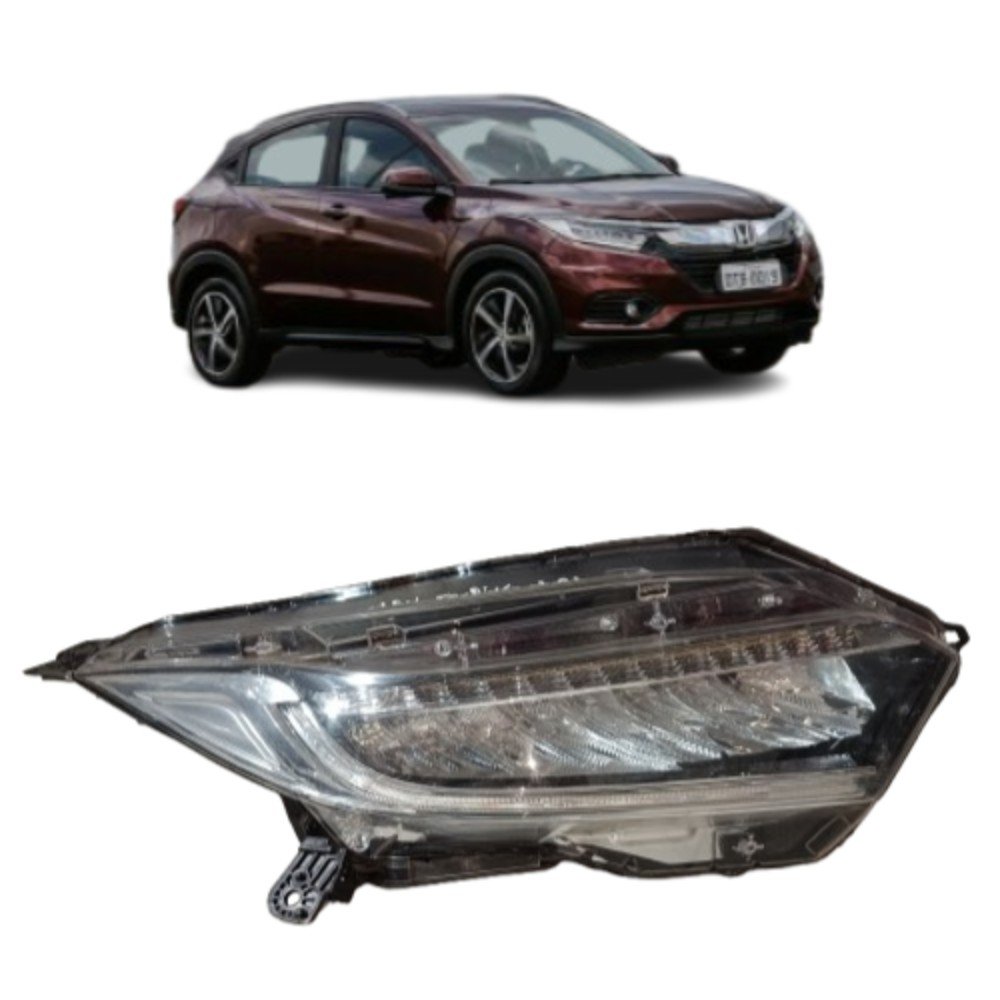 Farol Direito Hr-V 2020 Com Detalhe